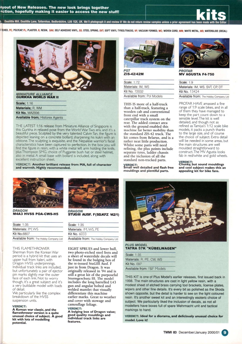 Tamiya Model Magazine 083 (2000-12)